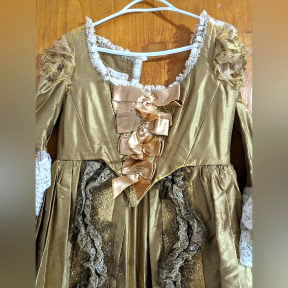 Gold Sleeve Gown louix XIV, period costum - Picture 9 of 9